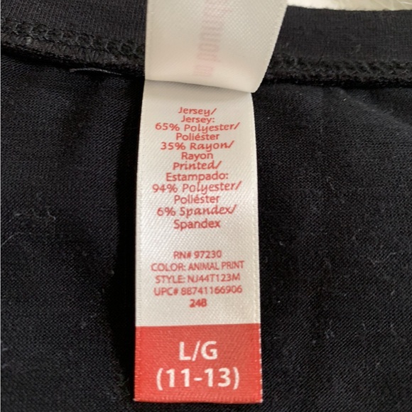 NOBO WOMENS Cheetah Print Black Baseball Top SIZE L - Picture 7 of 9